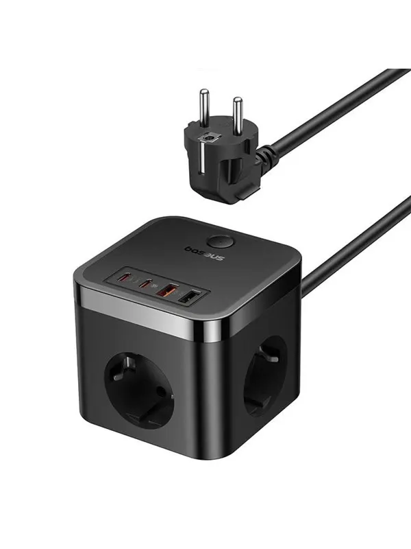 Baseus Wall charger  PowerCombo 3AC+2U+2C 30W 1.5m