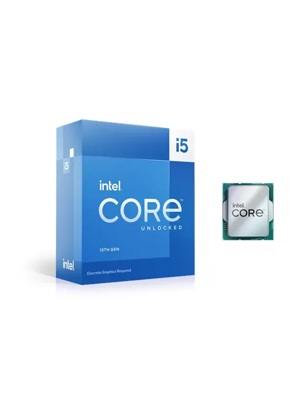 Intel Core i5-13600KF Raptor Lake CPU - 14 kärnor - 3.5 GHz - Intel LGA1700 - Intel Boxed (utan kylare)
