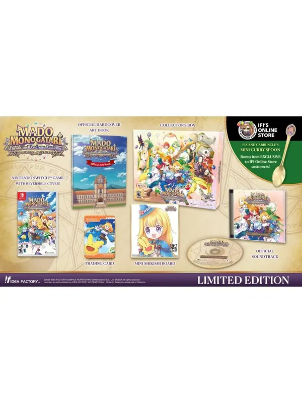 MADO MONOGATARI: Fia and the Wondrous Academy (Limited Edition) - Nintendo Switch - RPG