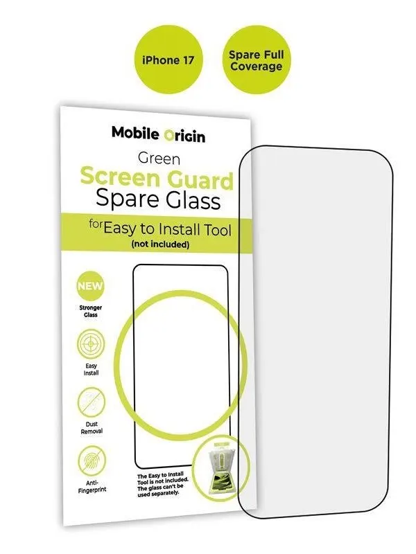 Mobile Origin Screen Guard Spare Glass Full Coverage - iPhone 17