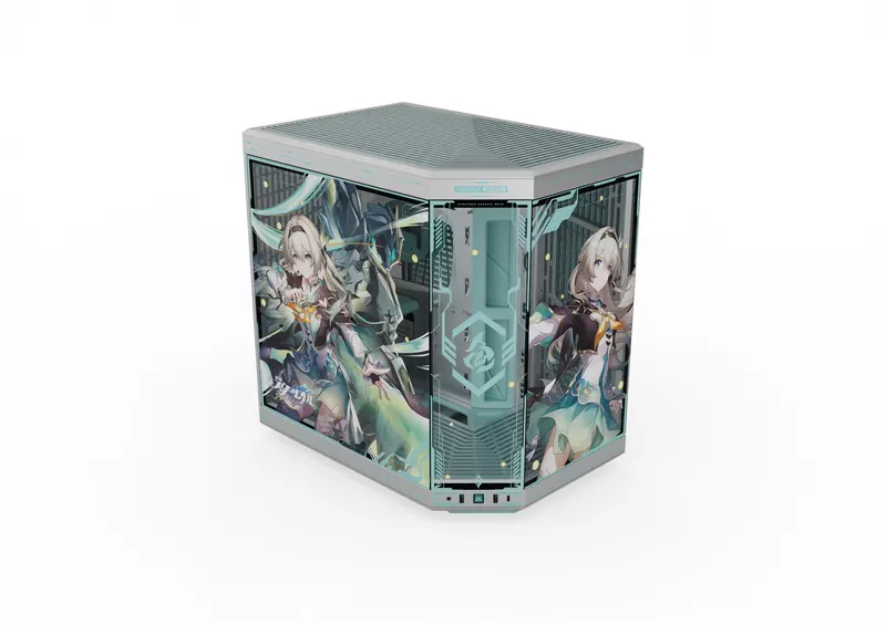 HYTE Y70 HSR Firefly Japan Edition - Chassi - Miditower - Blå