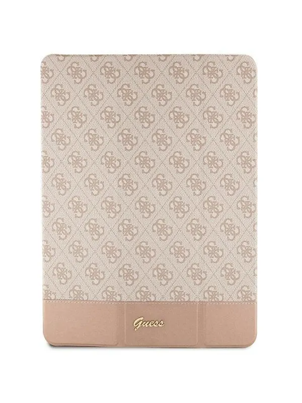 GUESS 4G Stripe Allover case for iPad Pro 12.9" - pink