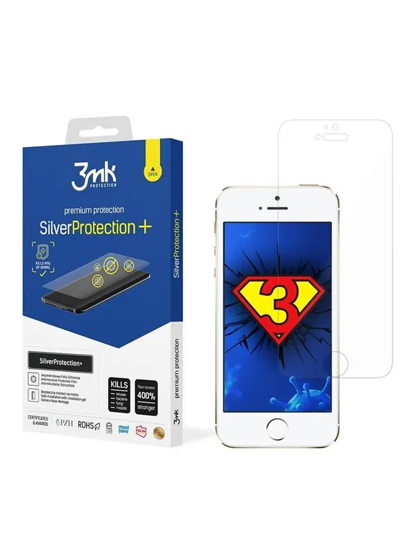 3mk SilverProtection+ Protective Film - iPhone 5 / 5S / SE