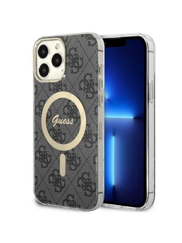 GUESS GUHMP13XH4STK iPhone 13 Pro Max 6.7" black/black hardcase 4G MagSafe