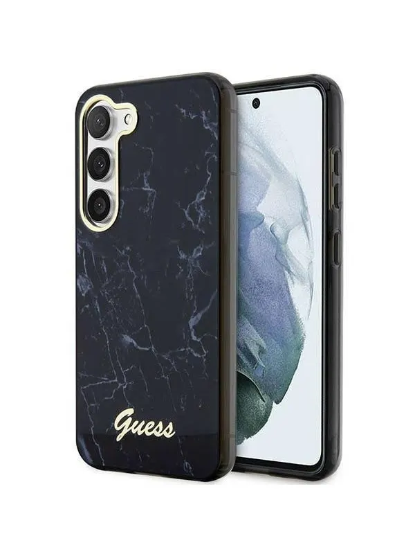 GUESS GUHCS23SPCUMAK S23 S911 black/black hardcase Marble