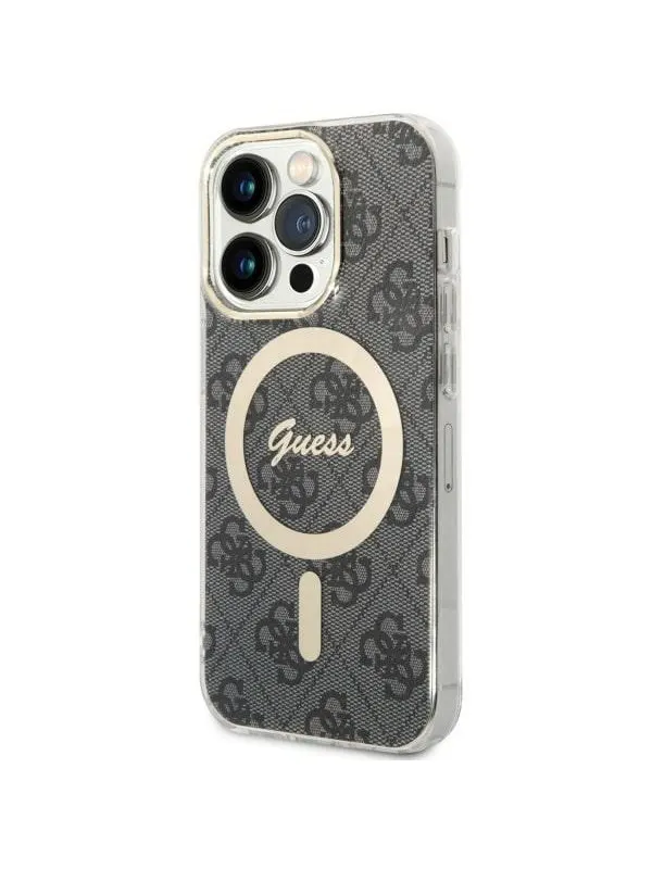 GUESS 4G MagSafe case for iPhone 14 Pro - black