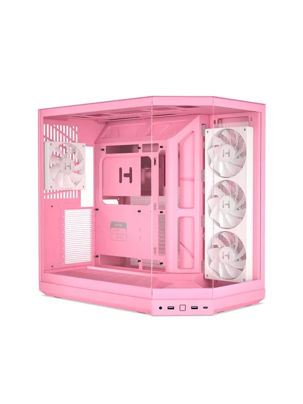 HYTE Y50 ARGB Case Strawberry Milk - Chassi - Miditower - Rosa