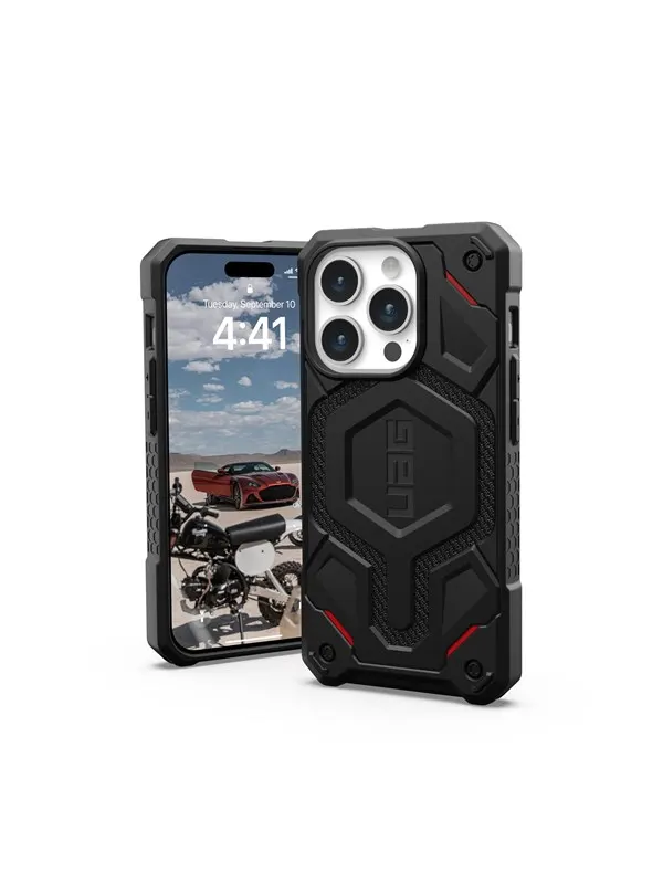 UAG Monarch Pro MagSafe kevlar black - iPhone 15 Pro