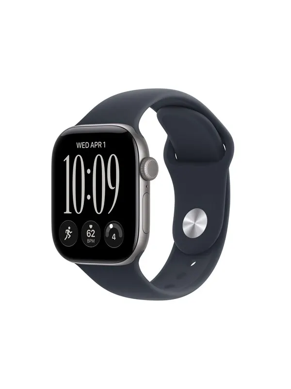 Apple Watch Series 12 GPS 42mm Space Grey Aluminium Case with Navy Blue Sport Band - M/L