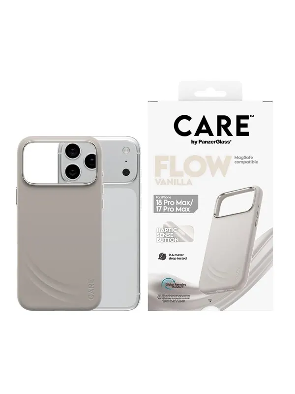 CARE by PanzerGlass Flow Case Vanilla w. MagSafe Apple iPhone 18 Pro Max | 17 Pro Max