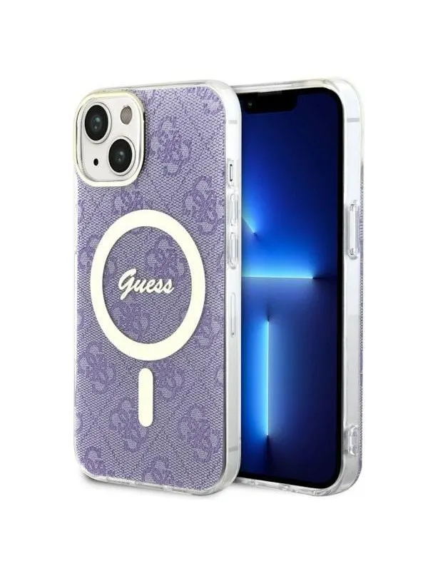 GUESS GUHMP14MH4STU iPhone 14 Plus 6.7" purple/purple hardcase 4G MagSafe