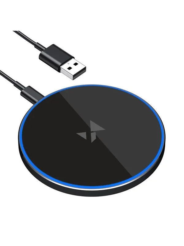 Wozinsky WLI-01Y 15W Qi Inductive Charger with USB-C Cable - Black