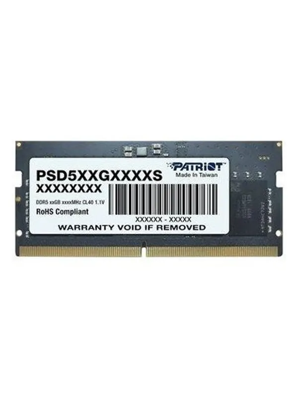 Patriot Signature Line SODIMM DDR5-5600 - 8GB - CL46 - Single Channel (1 pcs) - Svart