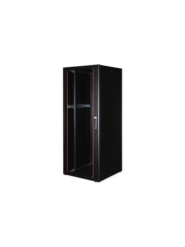 Roline Basic - rack - glass door 800 x 800 (WxD) - 42U