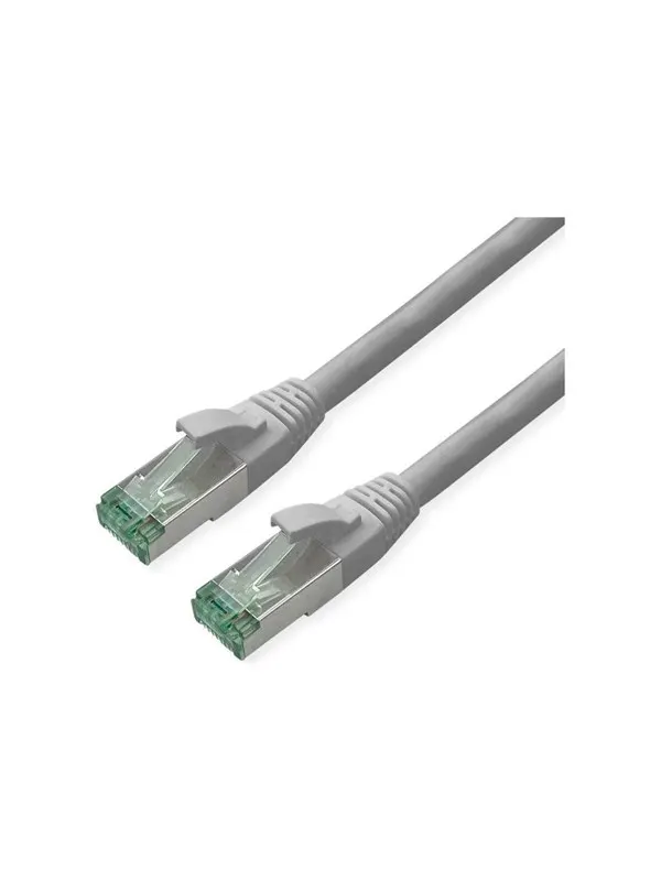 Roline Recycled Material patch cable - 15 m - grey RAL 7035 - Grå - 15m