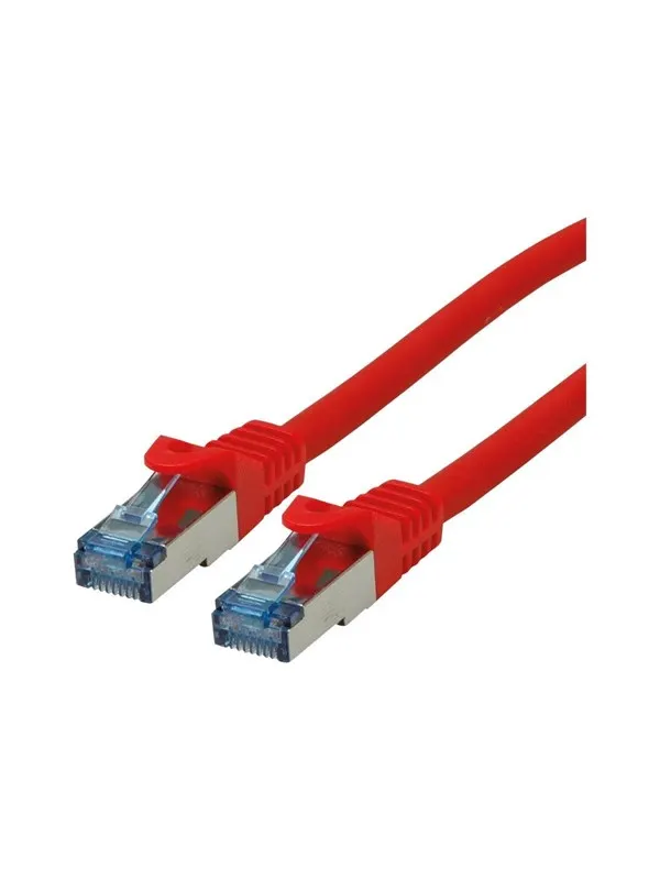 Roline patch cable - 15 m - red - Röd