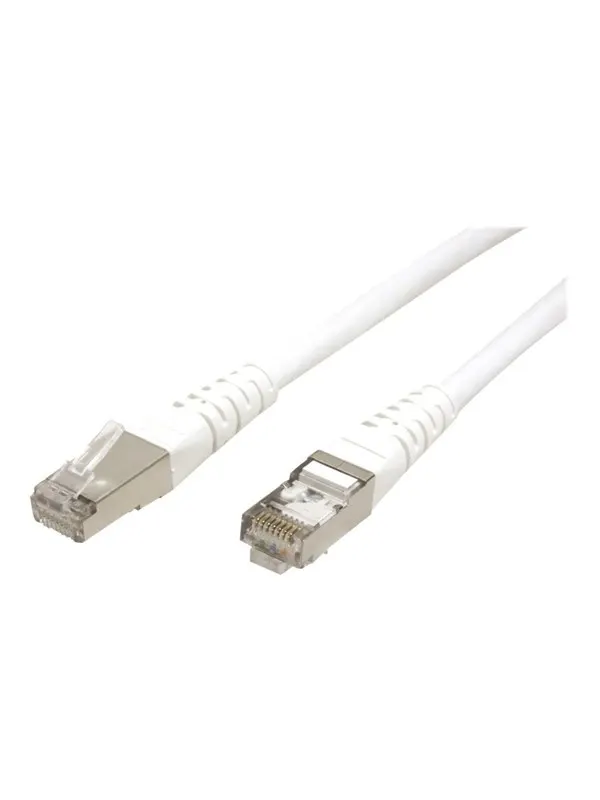 Roline patch cable - 20 m - white - Vit - 20m