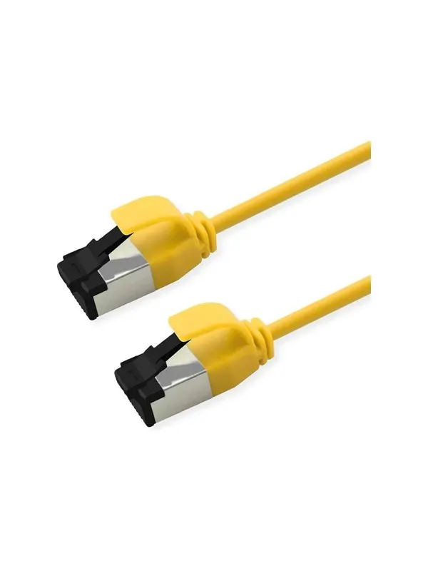 Roline patch cable - 50 cm - yellow pantone 135C - Gul