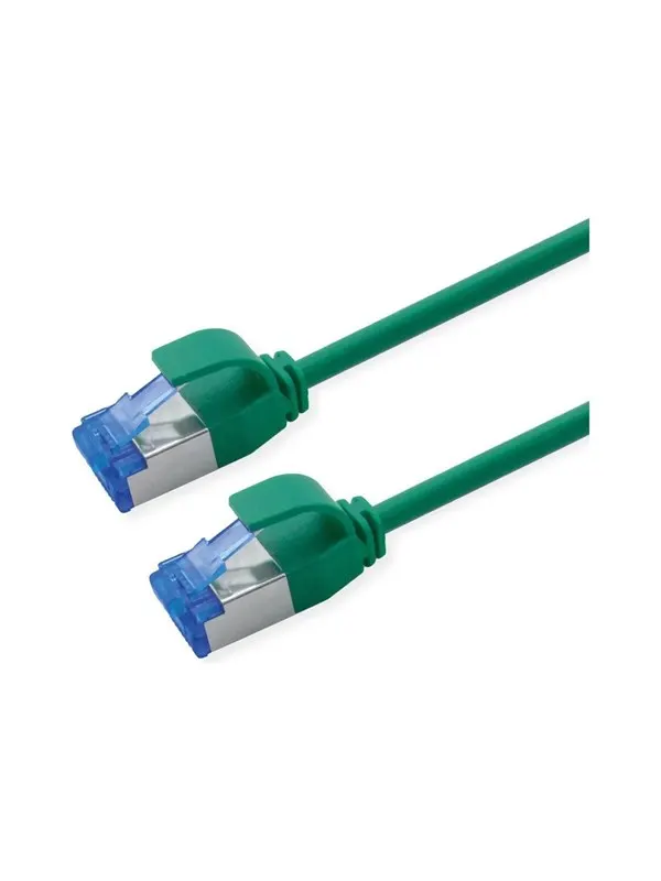 Roline patch cable - 10 m - green pantone 3278C - Grön