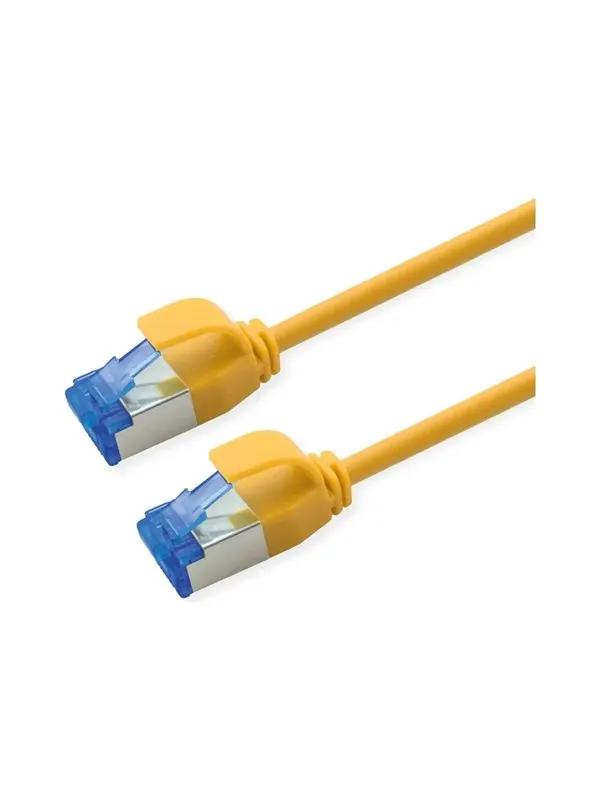 Roline patch cable - 7 m - yellow pantone 135C - Gul
