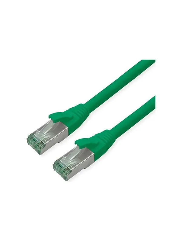 Roline Recycled Material patch cable - 15 m - green pantone 3278C - Grön - 15m