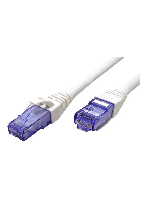 Roline patch cable - 15 m - white - Vit