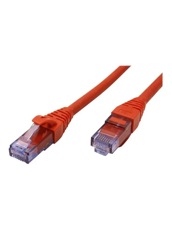 Roline patch cable - 10 m - red - Röd