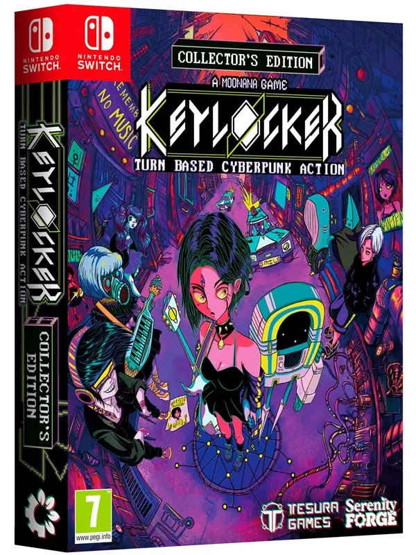 Keylocker | Turn Based Cyberpunk Action (Collector's Edition) - Nintendo Switch - RPG