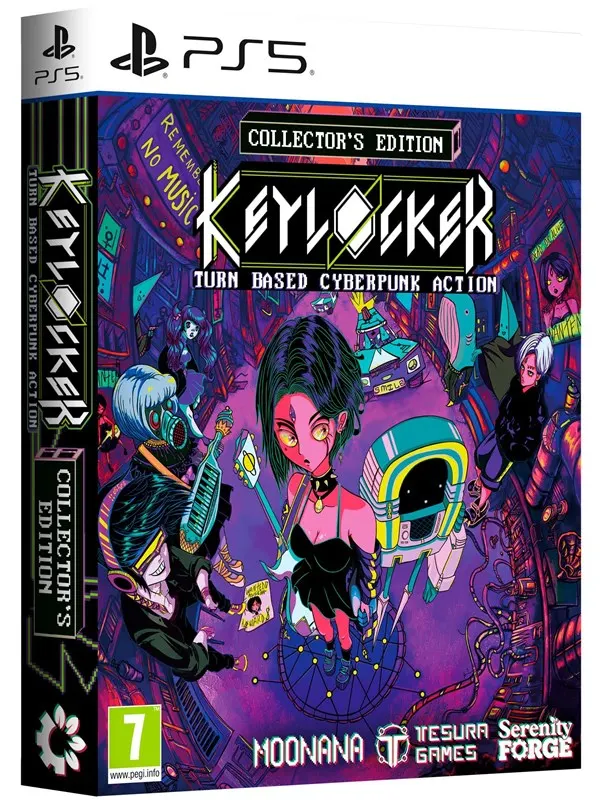 Keylocker | Turn Based Cyberpunk Action (Collector's Edition) - Sony PlayStation 5 - RPG