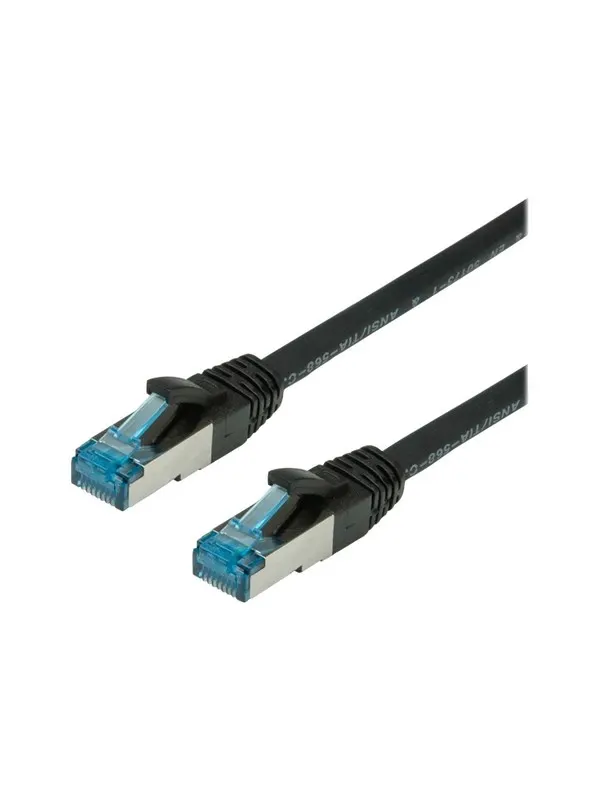 Roline VALUE patch cable - 15 m - black - Svart