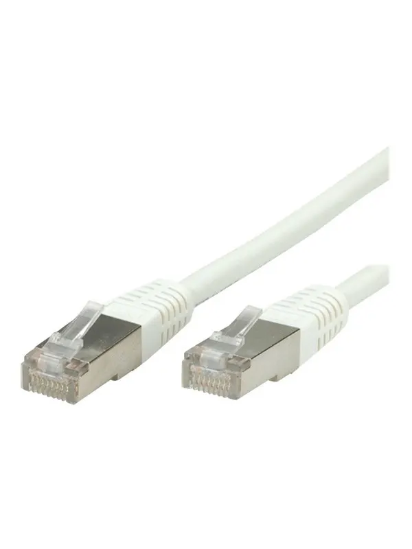 Roline VALUE patch cable - 10 m - white - Vit - 10m