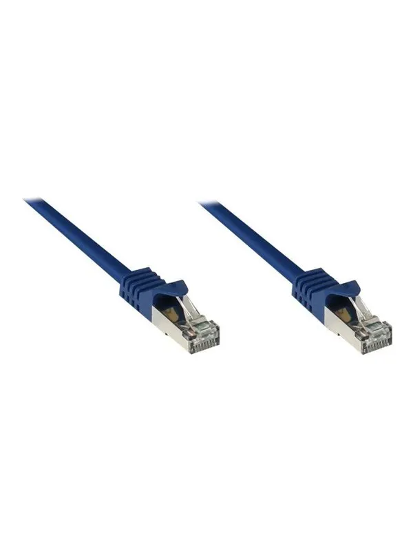 Alcasa electronik ALCASA Elektronik patch cable - 3 m - blue - Blå