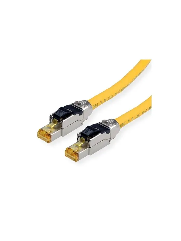 Roline patch cable - 1 m - yellow - Gul
