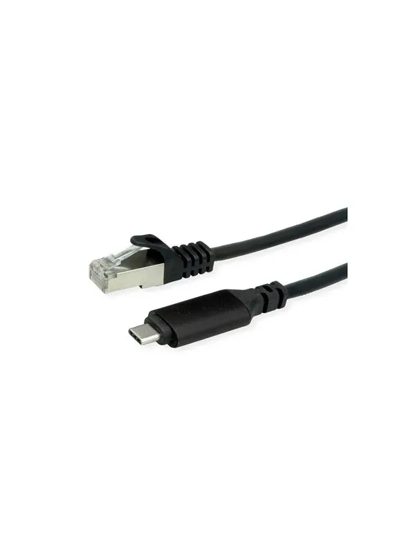 Roline network cable - 2 m - black - Svart