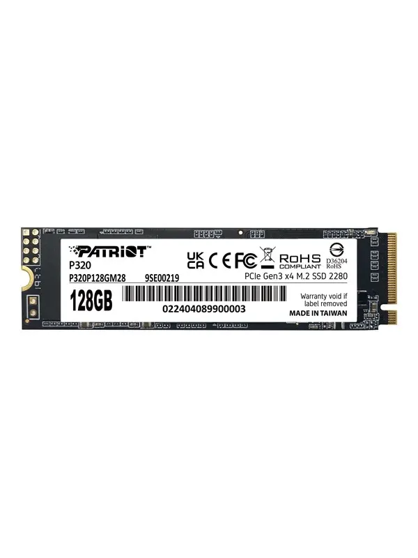 Patriot P320 - SSD - 128 GB - PCIe 3.0 x4 (NVMe)