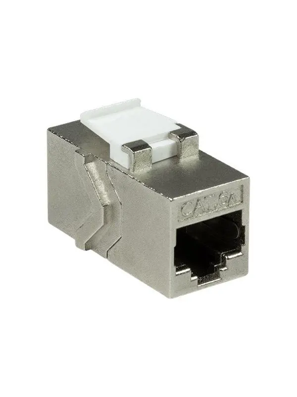 LogiLink Cat.6A Keystone Inline Coupler STP only 14.6 mm width slim type