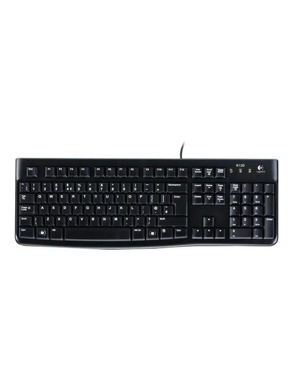 Logitech Desktop MK120 - Tastatur & Mus set - Sloveniska - Svart