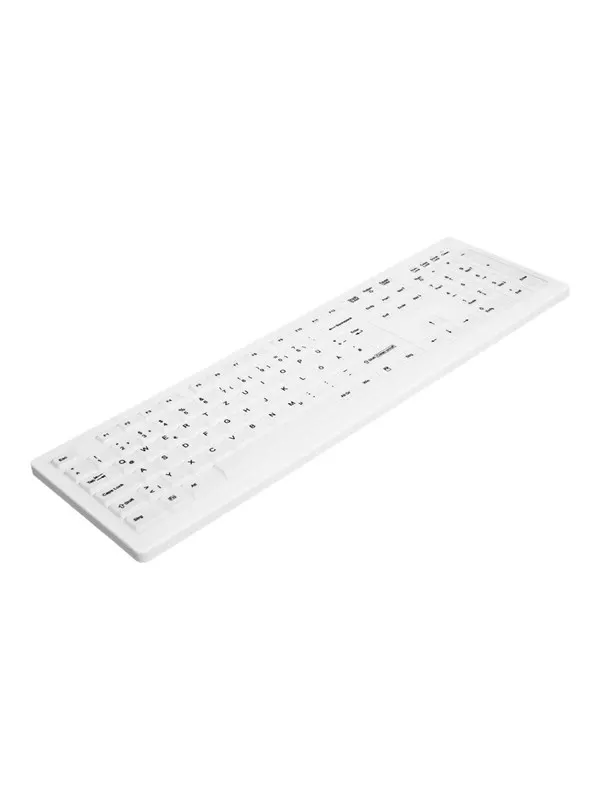 Cherry Active Key AK-C8100F - keyboard - German - white - Tangentbord - Tysk - Vit