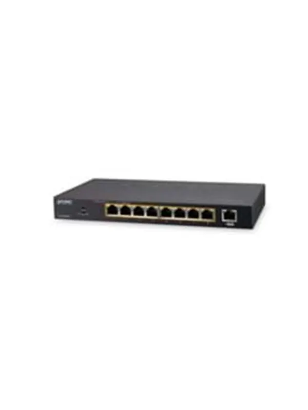 PLANET GSD-908HP - switch - 8 portar - skrivbor