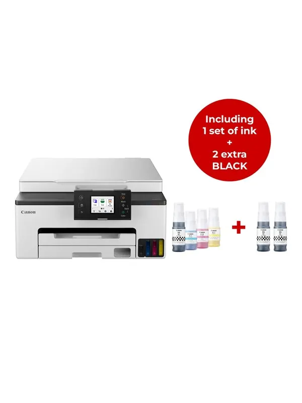 Canon MAXIFY GX1050 Value Kit + Extra Ink Multifunktions - Färg - Bläck
