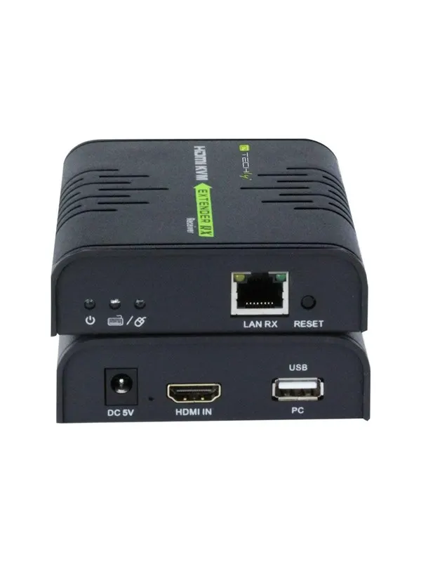 TECHLY 120m HDMI KVM EXTENDER over Network Cable