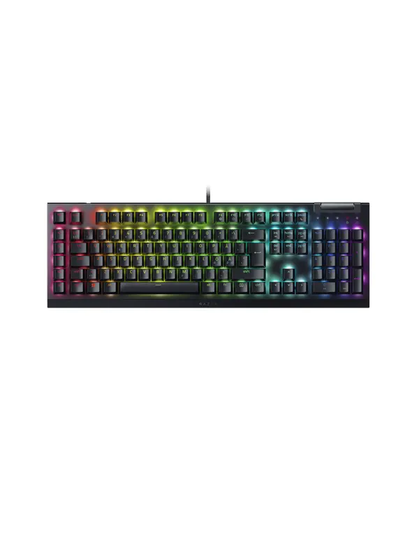 Razer BlackWidow V4 Low-Profile TKL HyperSpeed - Orange Mechanical (Tactile) - Gaming Keyboard - Utan numpad - Fransk - Svart