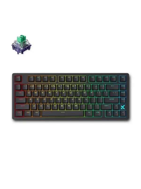 MCHOSE Jet 75 Kailh Magnetic God Hall Effect - Gaming Keyboard - Utan numpad - Engelska (US) - Svart