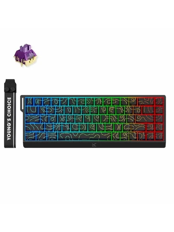 MCHOSE Ace 68 TTC Dragon Lord Hall Effect Magnetic - Gaming Keyboard - Utan numpad - Engelska (US) - Svart