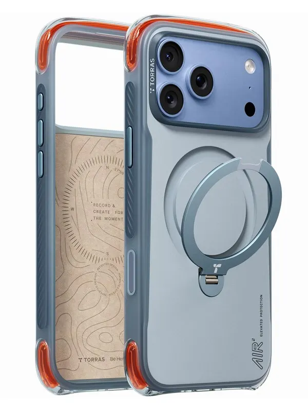 Torras Ostand Q3 Air Pro polar slate blue - iPhon