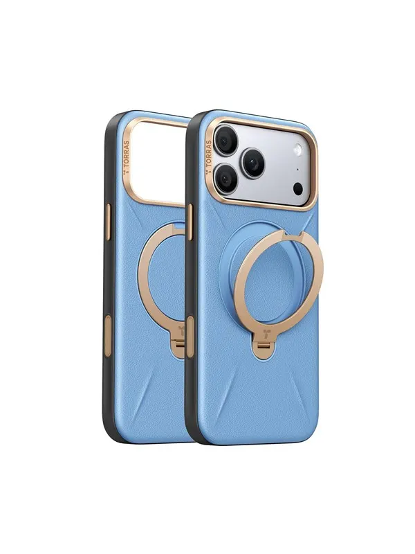 Torras Ostand Q3 VegSkin blue - iPhone 18 Pro Max