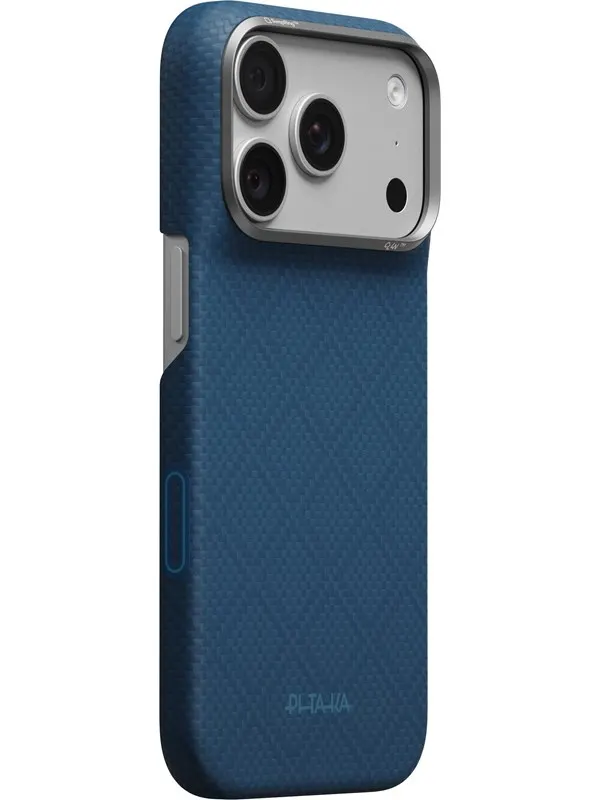 PITAKA Edge Case Argyle Midnight Blue - iPhone 18