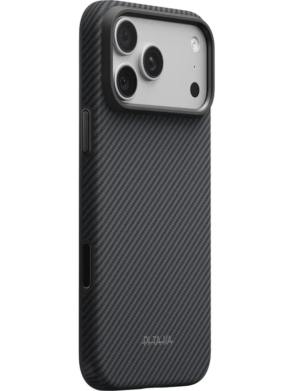 PITAKA Summa Case Black/Grey Twill - iPhone 18/17