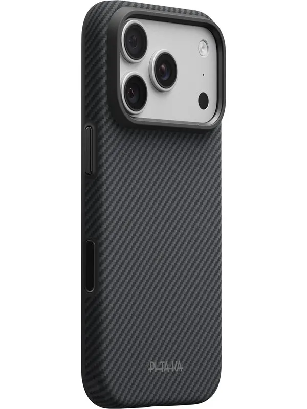 PITAKA Summa Case Black/Grey Twill - iPhone 18/17