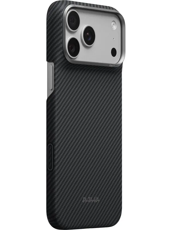 PITAKA Edge Case Black/Grey Twill - iPhone 18/17